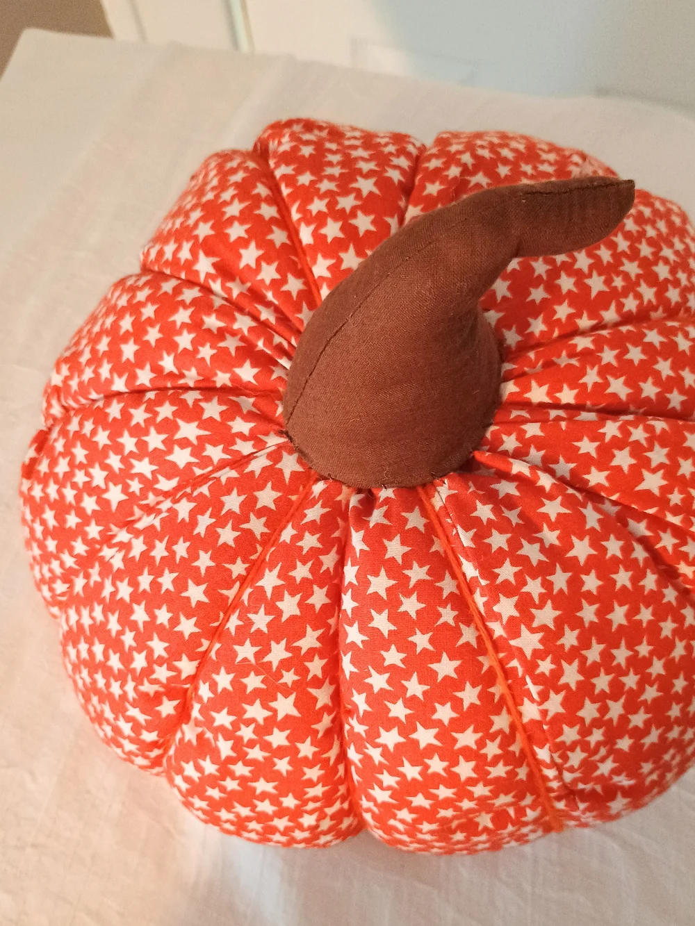 🍂 FALL VIBES 🍂 Handmade Pumpkin Pillow, Kitschy, Rustic Farmhouse, Farm Core